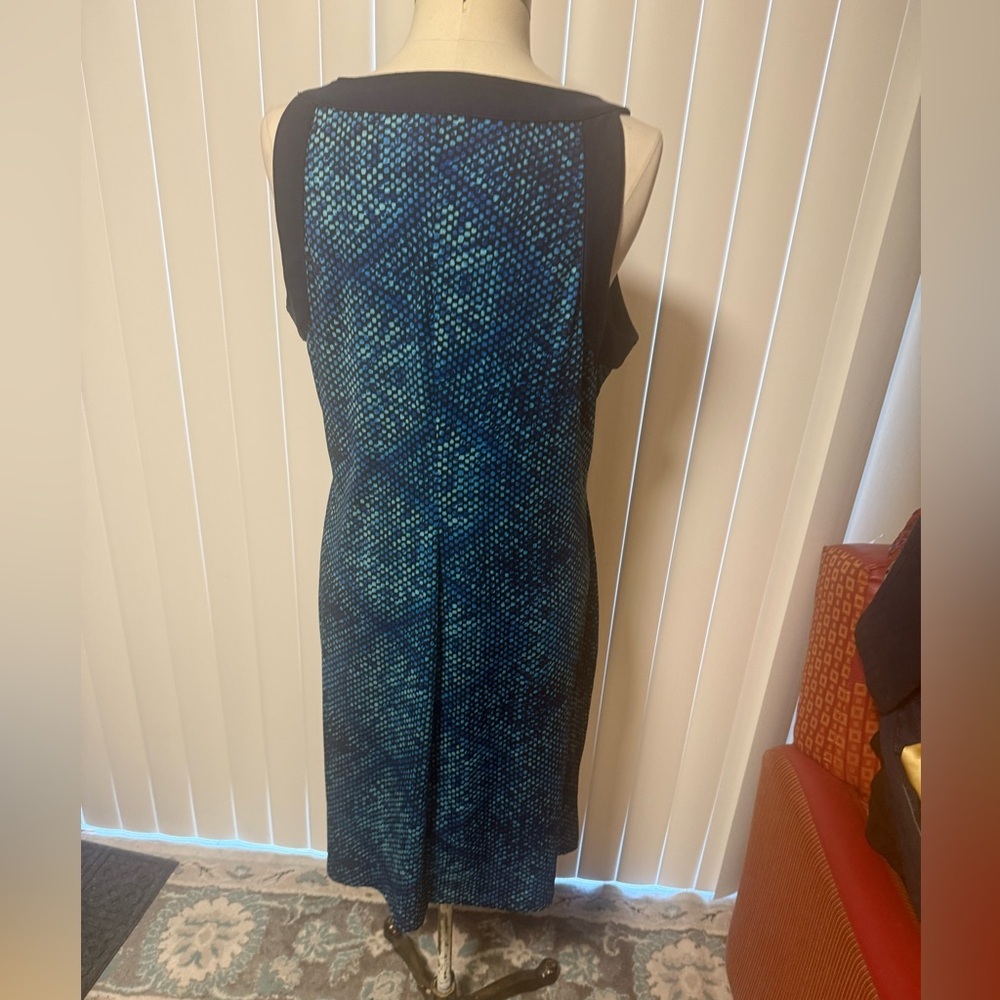 Blue Sleeveless Dress size L in excellent condition - Picture 7 of 12